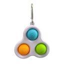 Push pop bubble Type 1 anti-stress toy key ring