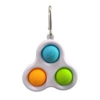 Push pop bubble Type 1 anti-stress toy key ring
