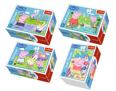 Puzzle 54el. mini, Happy Peppa Pig Day - Trefl