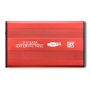 Qoltec 51860 External Hard Drive Case HDD/SSD 2.5'' SATA3 | USB 3.0 | Red