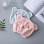 Quick-drying hair towel 4in1 - blue