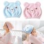 Quick-drying hair towel 4in1 - blue