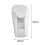 Quilt clip - white