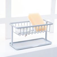 Rack for dishes and dishwashing accessories - gray
