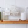 Rack for dishes and dishwashing accessories - gray