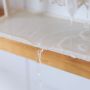 Rack for dishes and dishwashing accessories - gray