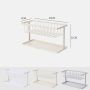 Rack for dishes and dishwashing accessories - gray