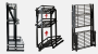 Rack for spices and kitchen accessories LOFT - three-level (without twisting)