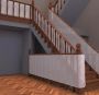 Railing safety net - white