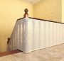 Railing safety net - white