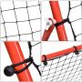 Rama treningowa Trenażer Rebounder do odbijania piłki nożnej 100x100cm