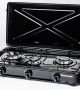 Ravanson K-03TB Black, White Countertop 60 cm Gas 3 zone(s)