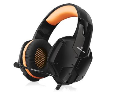 REAL-EL GDX-7700 SURROUND 7.1 gaming headphones with microphone, black-orange