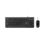 REBEL ZESTAW PRZEWODOWY KLAWIATURA + MYSZ WDS100