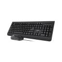 REBEL ZESTAW PRZEWODOWY KLAWIATURA + MYSZ WDS100