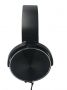 REBELTEC MONTANA BLACK HEADPHONES (MICROPHONE)