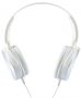 REBELTEC STEREOFONICZNE SŁUCHAWKI Z MIKROFONEM ZŁĄCZE MINI JACK 3,5MM 4 PIN PASMO PRZENOSZENIA: 20HZ-20KHZ MONTANA WHITE
