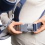 Red baby carrier