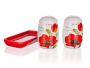 Red Poppy Salt & Pepper Tray