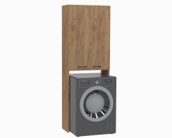 Regał Łazienkowy Dąb Craft Złoty 64 cm