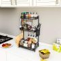 Regał na przyprawy i akcesoria kuchenne LOFT — trzypoziomowy (bez skręcania)