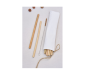 Reusable bamboo straws 200x6-9 mm 12 pcs. + cleaner