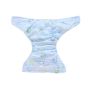 Reusable diaper, swaddle - size M, blue