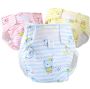 Reusable diaper, swaddle - size M, blue