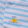Reusable diaper, swaddle - size M, blue