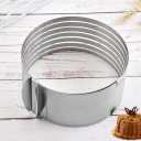 Ring for layered cutting of dough, biscuit, cake little