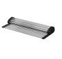 Roll-up drainer for dishes and vegetables / Dish dryer / Roll-up mat - black