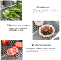 Roll-up drainer for dishes and vegetables / Dish dryer / Roll-up mat - grey