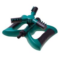 Rotary garden sprinkler for a hose