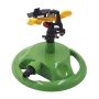 Rotary sprinkler on a pulsating base - green