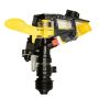Rotary sprinkler on a pulsating base - yellow