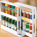 Rotating spice rack/ Multifunctional shelf