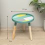 Round coffee table - green