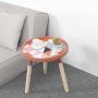 Round coffee table - red