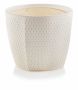Round glazed ceramic pot - 16 cm - VINTAGE collection