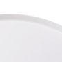 Round metal table Loft style - white