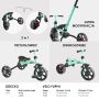 Rower biegowy 3w1 Yvolution YVelo Flippa Ewolucyjny - czerwony