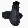 Rubber waterproof shoe covers with zipper size 