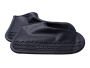 Rubber waterproof shoe covers with zipper size 