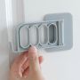 Ruchomy organizer na wieszaki – szary
