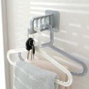 Ruchomy organizer na wieszaki – szary