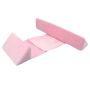 Safe baby rollers cushion - pink