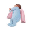 Safe baby rollers cushion - pink