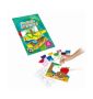 Sand coloring Frog and hedgehog
