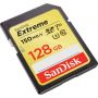 Sandisk Exrteme 128 GB memory card SDXC Class 10 UHS-I
