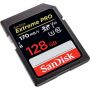 Sandisk Exrteme PRO 128 GB memory card SDXC Class 10 UHS-I